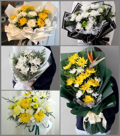 贵州毕节市织金县自强乡二坪村白事花束代送